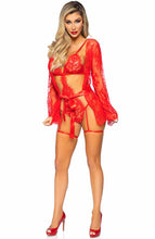 Load image into Gallery viewer, Red teddy &amp; robe - Date Night