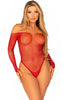 Red bodysuit with rhinestones - Looking for Romance