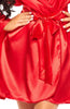 Red satin robe - Kandi