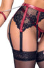 Shelf bra, garter belt & panty - Submissive Signs