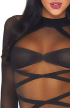 Load image into Gallery viewer, Black bodysuit &amp; thigh highs - Shape Me