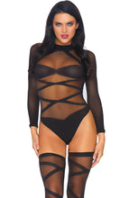 Load image into Gallery viewer, Black bodysuit &amp; thigh highs - Shape Me
