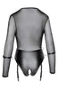Black crotchless bodysuit - Into Voyeurism