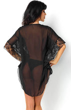 Load image into Gallery viewer, Sheer black cover-up dress - Poppy