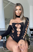 Load image into Gallery viewer, Black cut-out bodysuit - Anastasia Nova