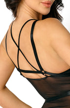 Load image into Gallery viewer, Black harness bodysuit - Blair