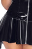 Black vinyl doll dress - Don't Think Twice