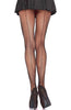 Black fishnet tights with back seam