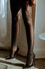 Rhinestone fishnet thigh high stockings