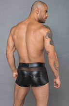 Load image into Gallery viewer, Black wet look boxer shorts - JAX