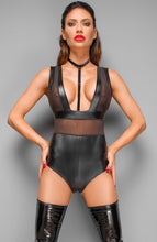 Load image into Gallery viewer, Wet look bodysuit with choker - On My Time