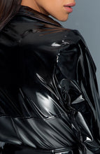 Load image into Gallery viewer, Wet look &amp; PVC trench coat - Lust For Me