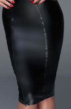 Load image into Gallery viewer, Wet look pencil dress - Crave Me